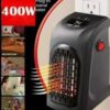 BBD Ktchen Shop Small Electrc Handy Room Heater Compact Plugn, The Wall Outlet 400Watts Mn Handy Heater Fan