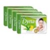 Dyna Premum Bath Beauty Soap Lme and Aloe Vera, 100g (Pack of 4)