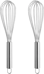 Stanless Steel Balloon Whsk â€“ Set of 2 Stanless Steel Balloon Whsk
