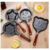 Steel Lovely Cartoon Shape Mn NonStck Egg Fryng Pan